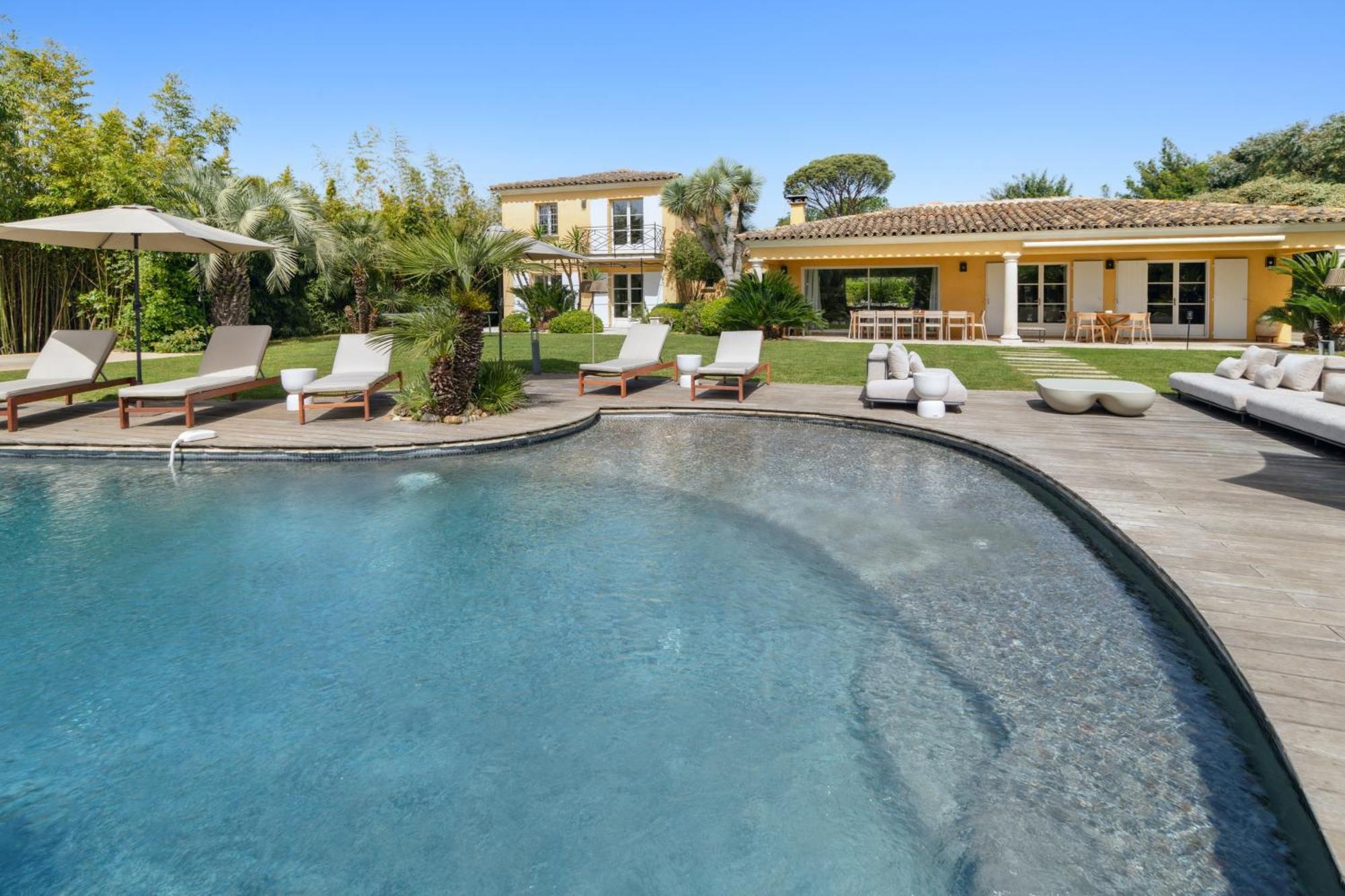 Grande Villa St-Tropez Area Avec Piscine Chauffee 가신 외부 사진