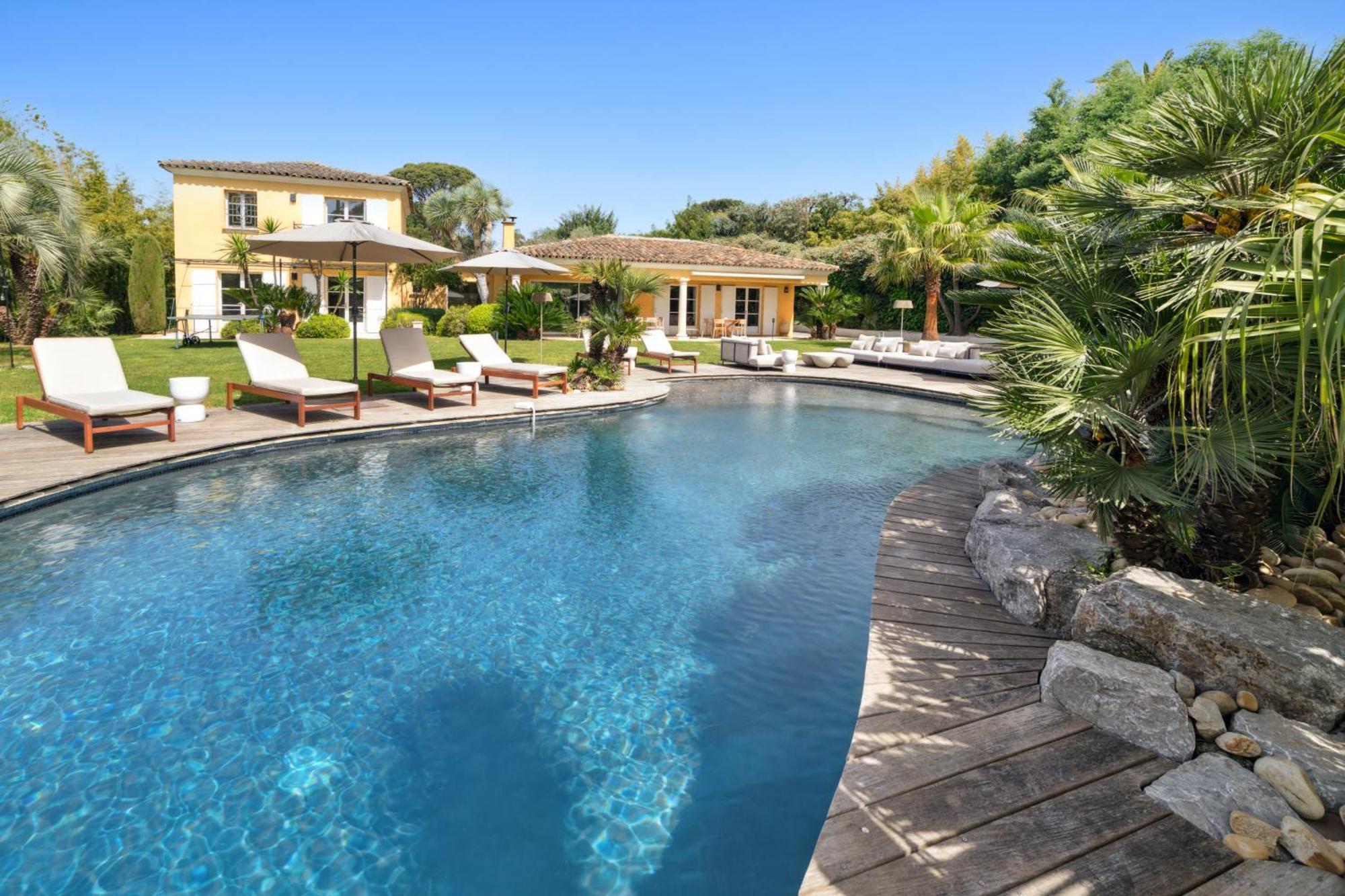 Grande Villa St-Tropez Area Avec Piscine Chauffee 가신 외부 사진